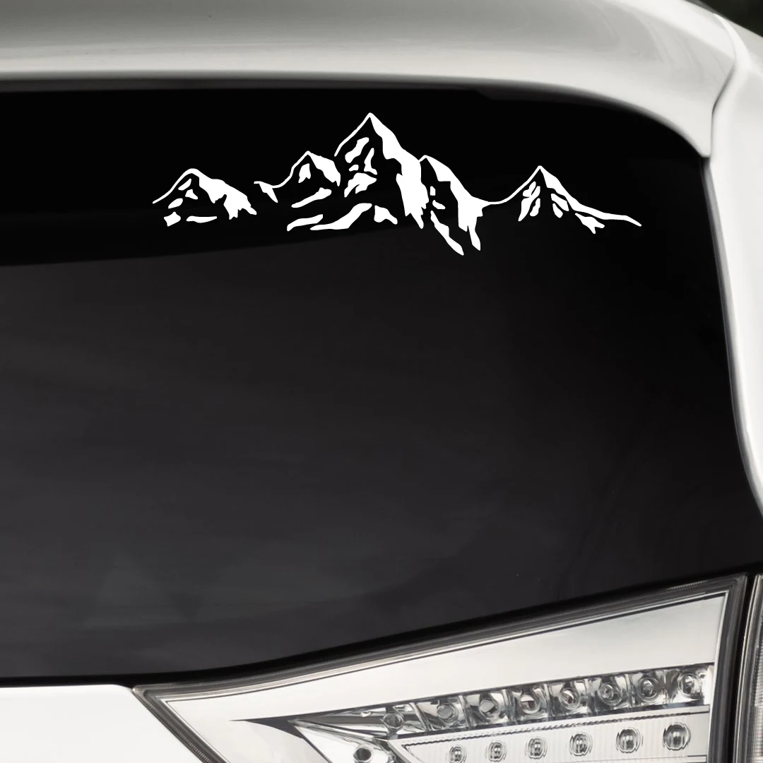 Montanha Die-Cut Vinyl Decal, Adesivo Do Carro, Impermeável Auto Decors no Corpo Do Carro, Pára-choques, Janela Traseira, Laptop Stickerscustomized