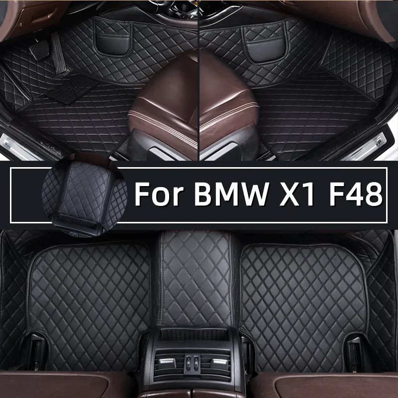 

Car Floor Mats For BMW X1 F48 2016 2017 2018 2019 2020 2021 2022 Custom Auto Foot Pads Carpet Cover Interior Accessories