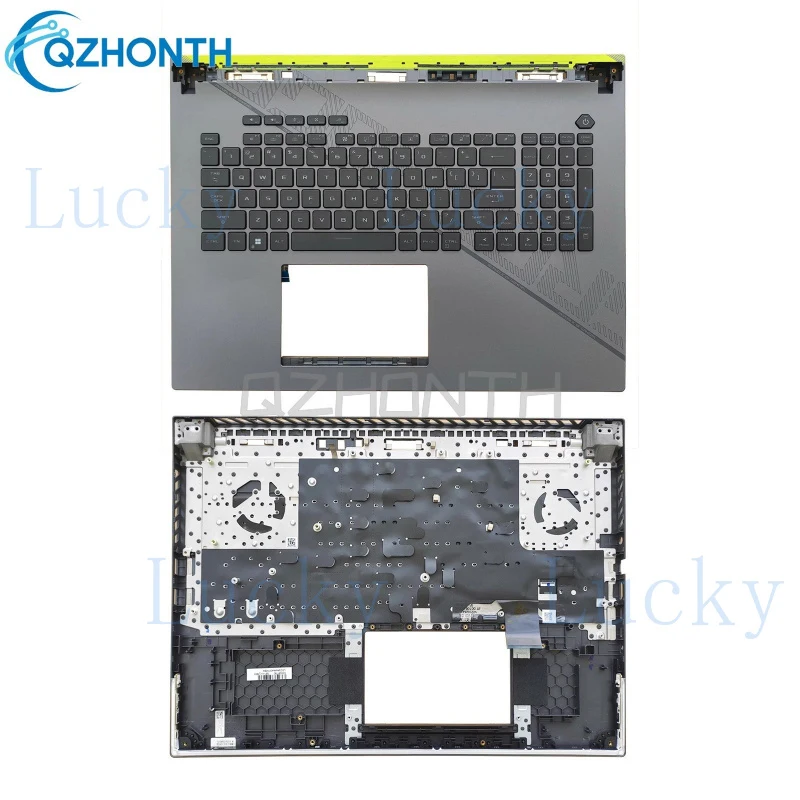 

f Used Palmrest Upper Cover For ASUS ROG G814J G834J 2023 with Backlit US Keyboard