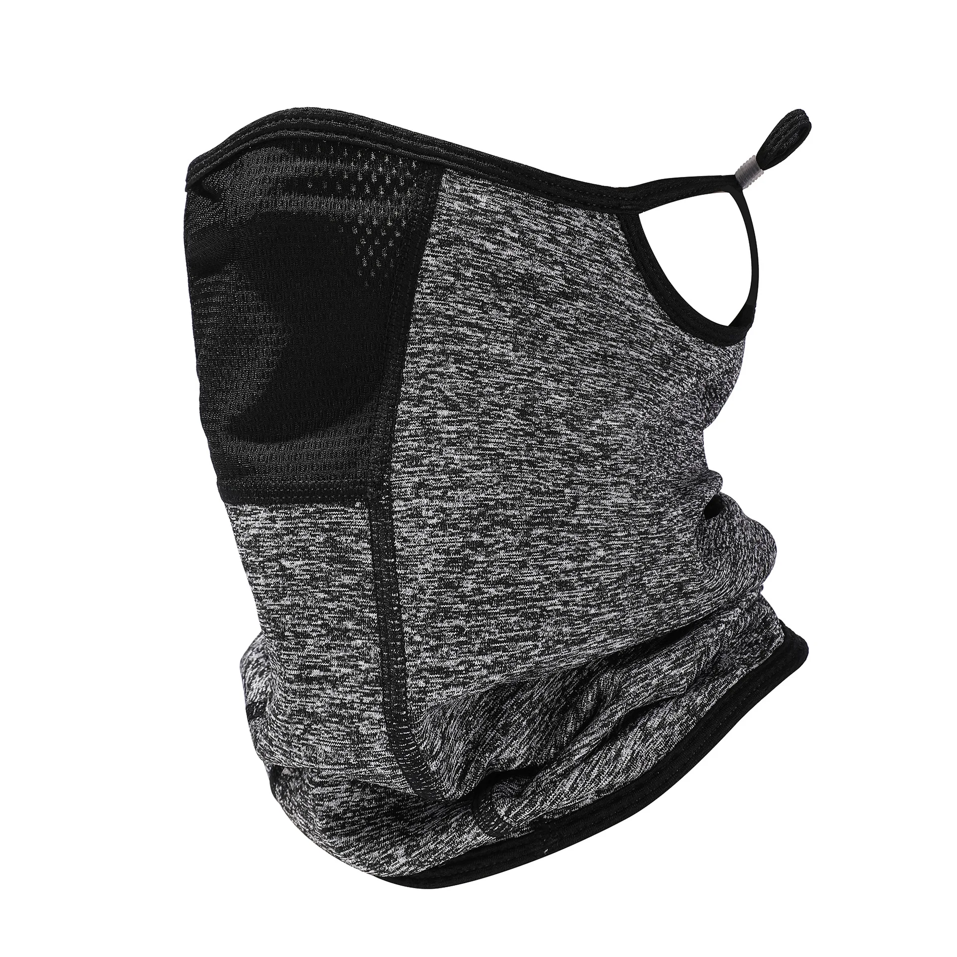 Winter-Gesichtsmaske für Männer und Frauen, Wandern, Ohrhängen, Radfahren, atmungsaktives Mesh, Halsmanschette, winddicht, elastisch, warm, Gesichtsbedeckung, Skifahren, Sport
