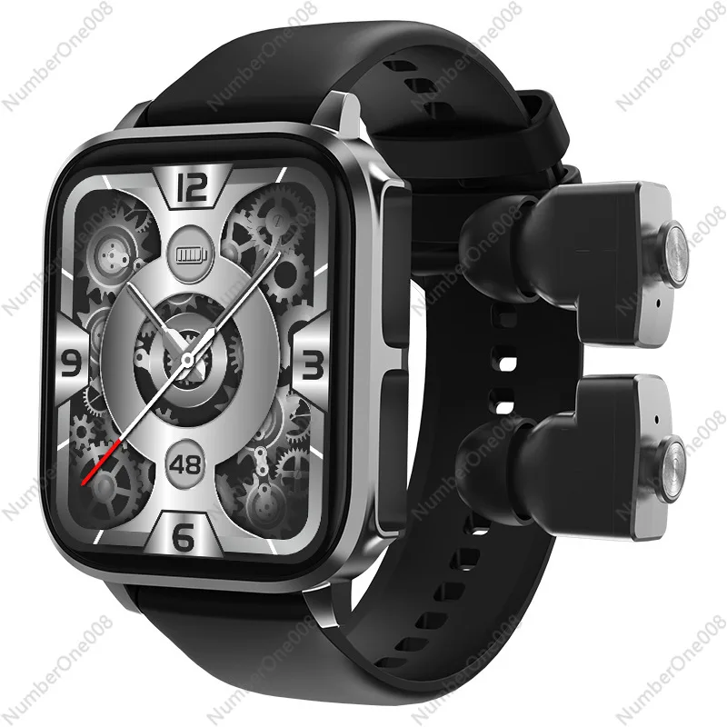 

Wireless Earbuds Heart Rate Monitor Fitness Tracker 2 in 1 TWS Earphone Smart Watch