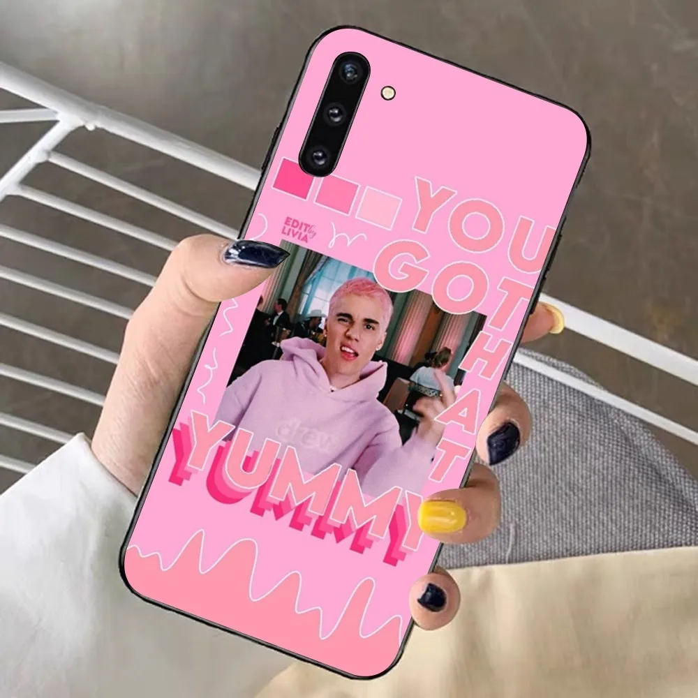 Fashion Justin Bieber Phone Case For Samsung Note 8 9 10 20 pro plus lite M 10 11 20 30 21 31 51 A 21 22 42 02 03