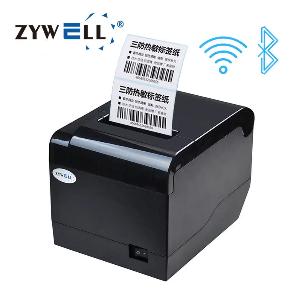 Bluetooth label printer 80mm label printing machine sticker imprimante thermal barcode printer