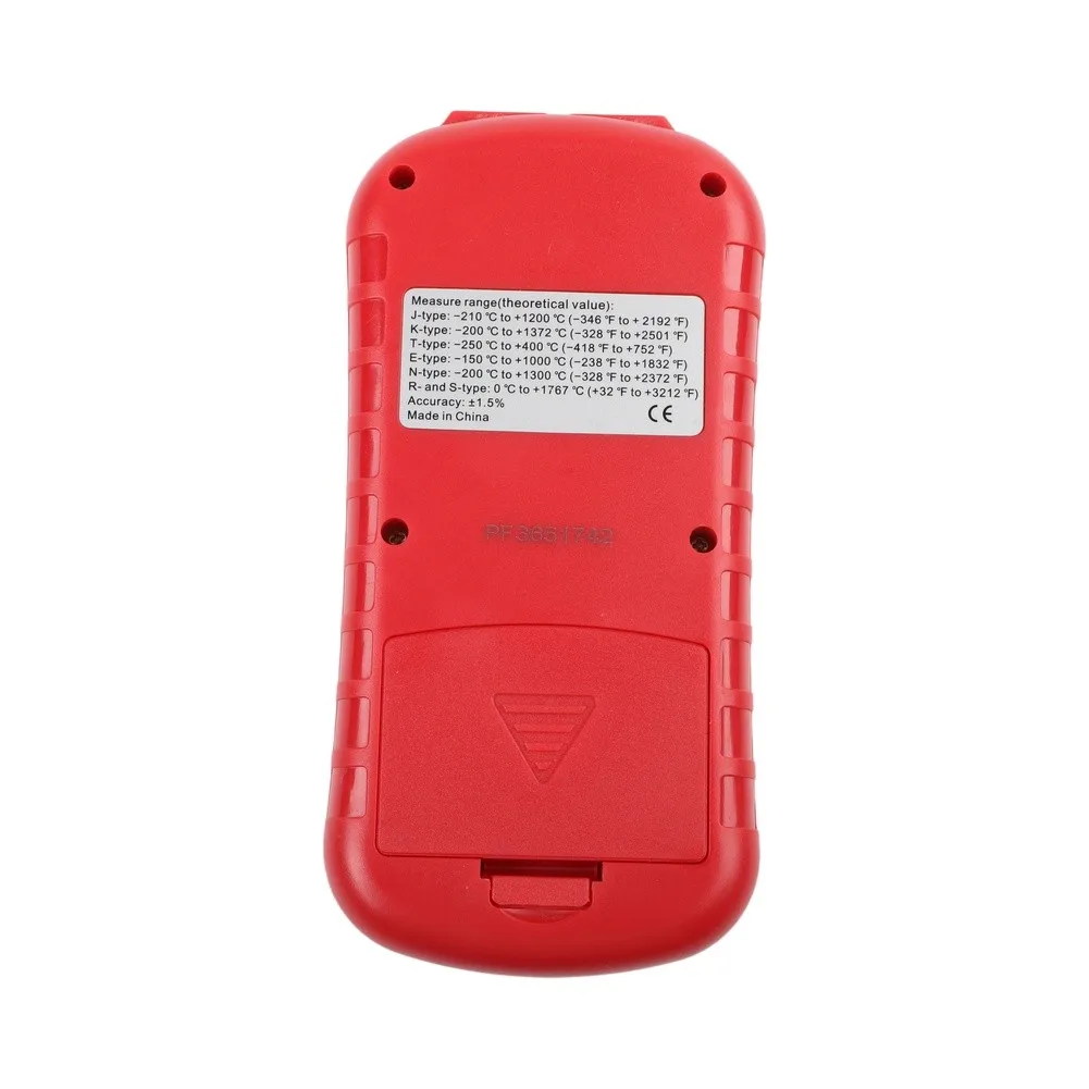 Industrial Thermometer Dual-Channel Display 17.5x12.2x5.3 Thermocouple Thermometer for versatile Temperature Measurement