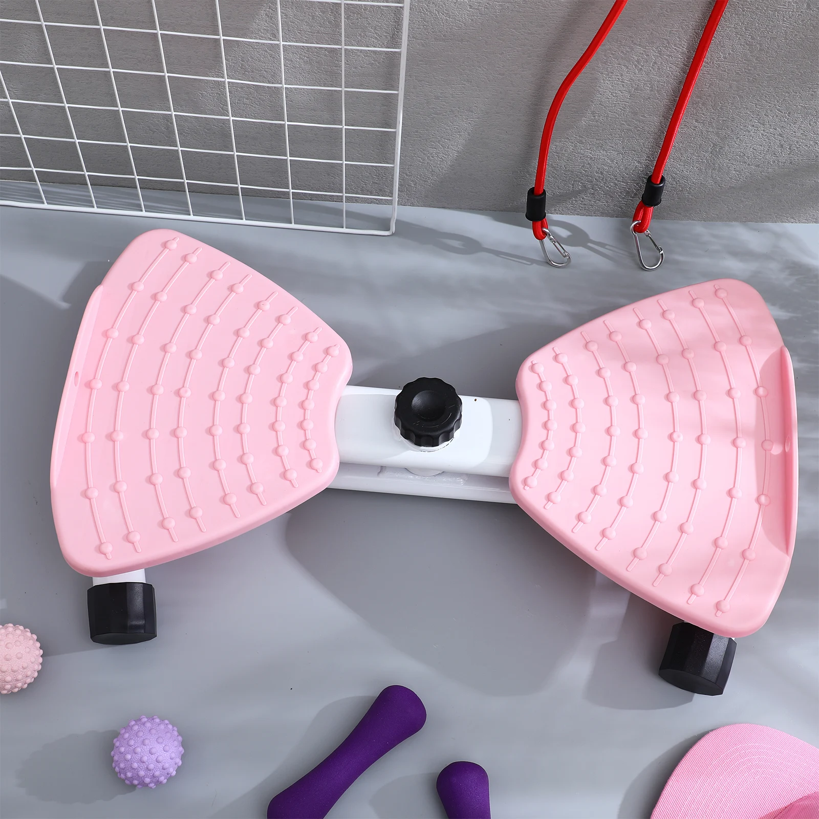 

Waist Twisting Machine: Twist Board for Exercise - Exercise Twist Board for Women Men Noiseless Ab Workout Equipment with Resistance Band