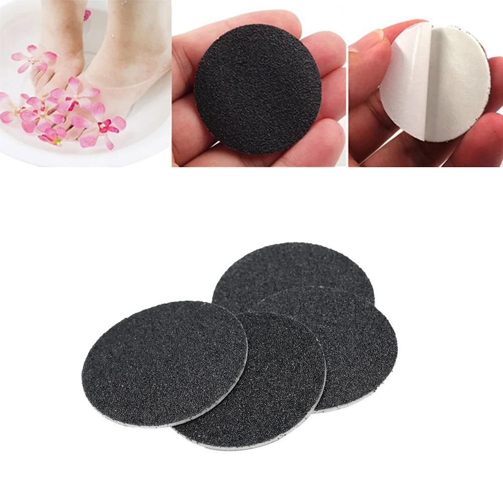 60 Pcs Replacement Sandpaper Discs for Foot File Callus Remover Electric Nail Disposable Hygienic One Person Use Effective Skin