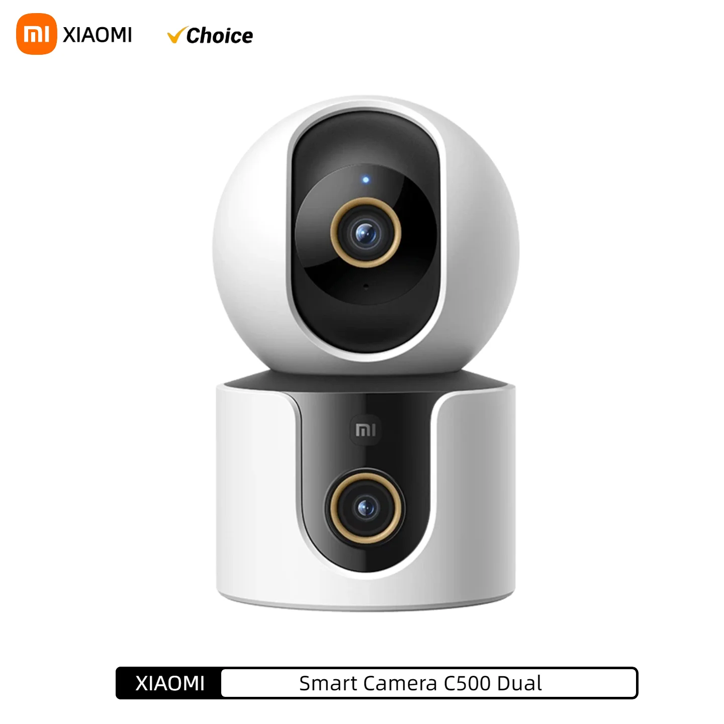 

New Xiaomi Smart Camera C500 Dual Lens Version 4MP Security Camera 360° AI Detection Full Color Night Vision WiFi 6 Mi Home APP