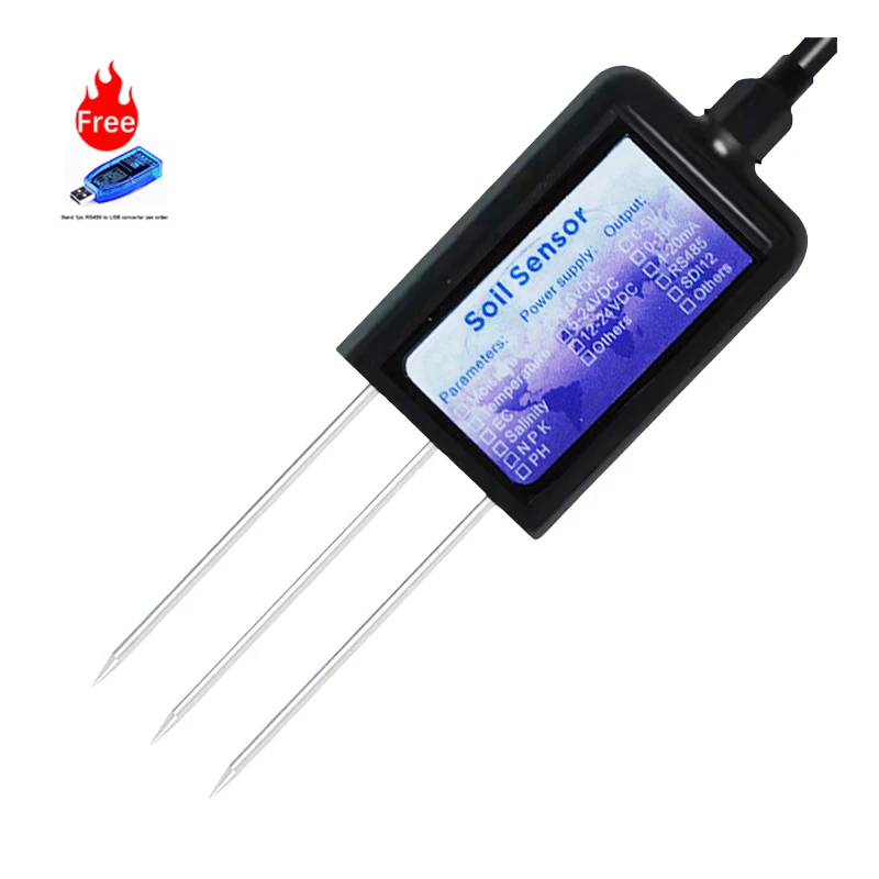 OEM ODM Customization CE RoHS Certification High Precision Soil Temperature Moisture EC Sensor Health Monitoring System with APP