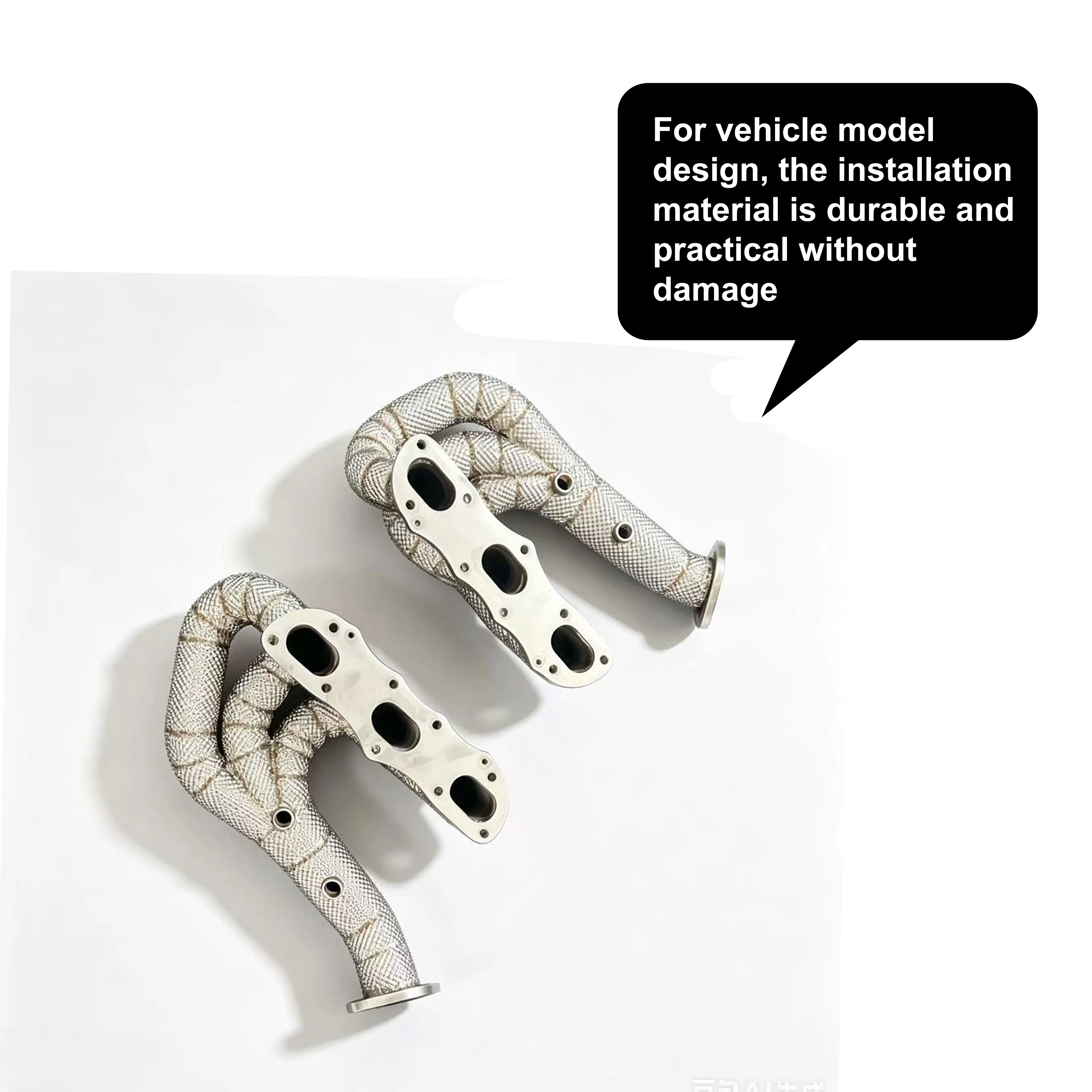 Fabrikverkauf Auspuff-Downpipe mit Hitzeschutz Geeignet für Porsche 981 GT4 Teil 3.8L – Detail 8
