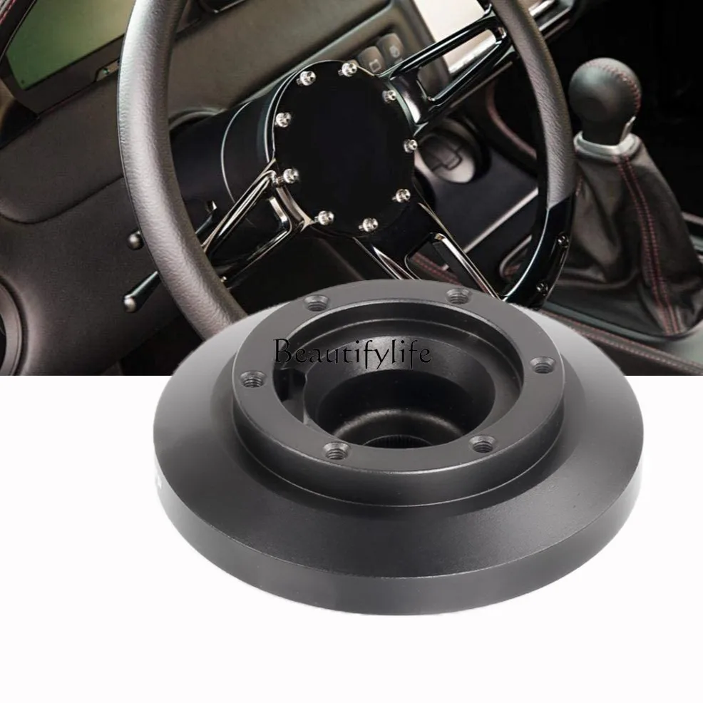

*Car modification accessories Steering wheel hub base adapter Steering wheel connector for E46H