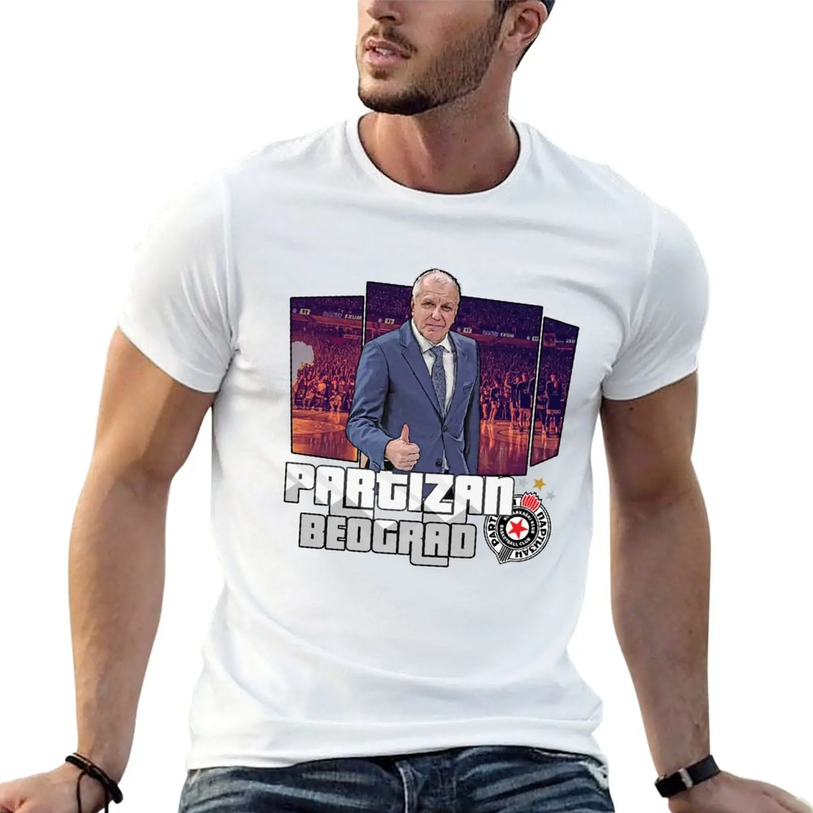 

KK Partizan T-Shirt man graphic t shirt t shirt custom print t shirt man plain T-Shirt