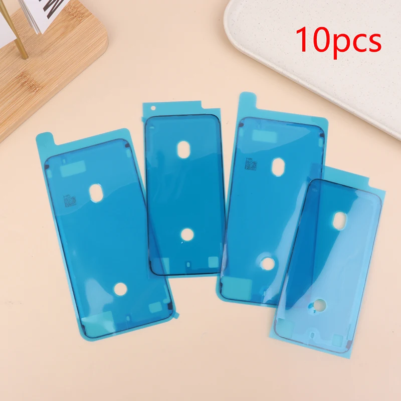 

10 шт. водонепроницаемых клейких наклеек для батареи для телефонов XR XS 11 12 13 14 15 Mini Pro Max, уплотнительная лента для рамки экрана, клей