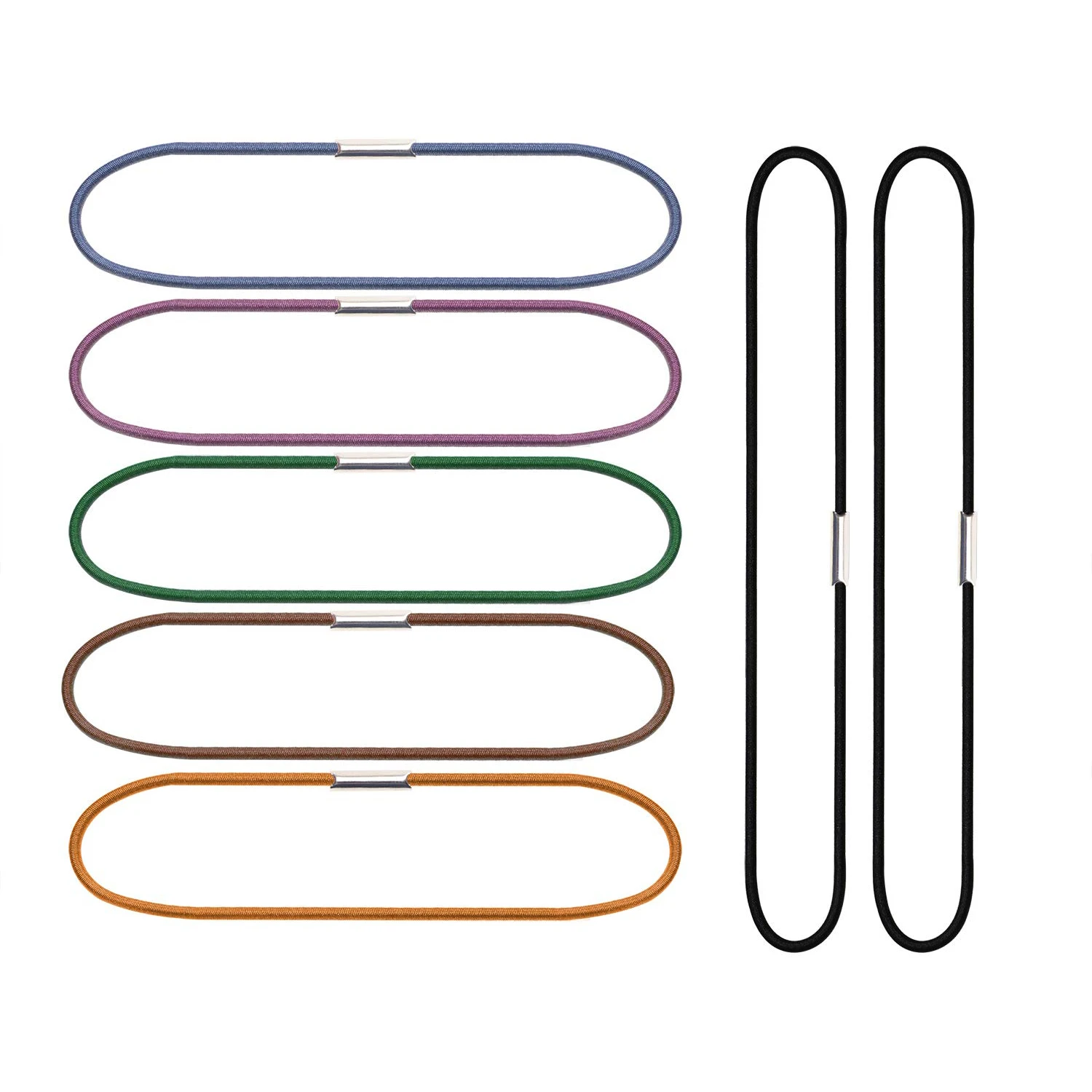 5 sztuk w zestawie Zapasowa gumka Skórzane akcesoria do notebooków dla podróżników Naprawa notebooków Elastyczny sznurek Bungee Cord
