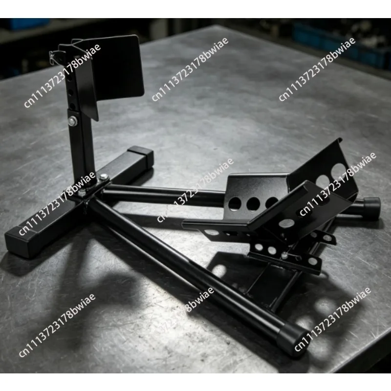 Motorcycle Front Stand, Aluminum Lift for Chain Maintenance/Bike Repair, Adjustable Height