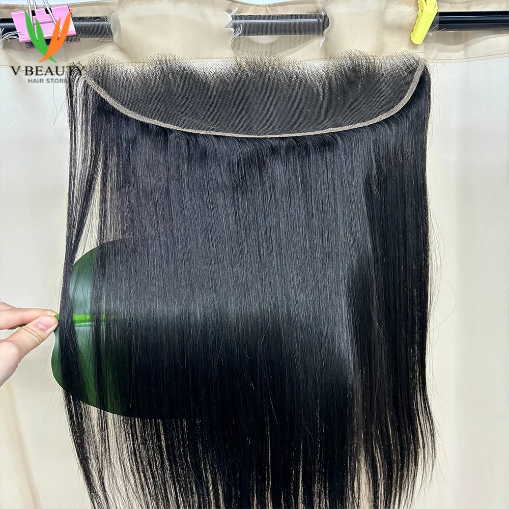 V Beauty HD 13x6 13x4 Lace Frontal Straight Pre Plucked Transparet 2x6 5x5 Full Closure Only Vietnamese Raw Human Hair