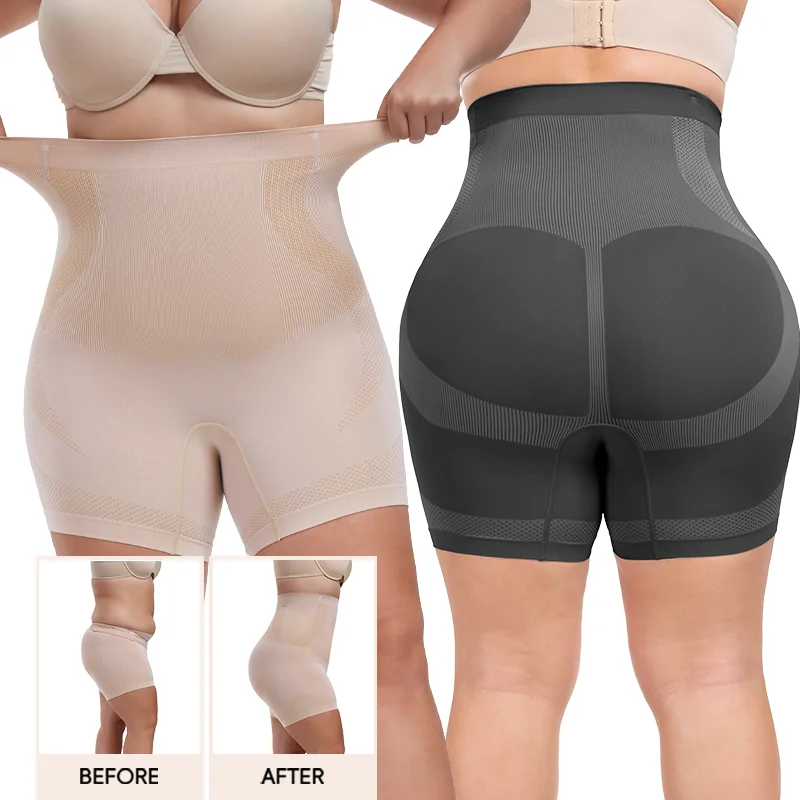 

Plus Size S-4XL High Waist Trainer Shapewear Women Pants Thigh Slimmer Tummy Control Slip Shorts Slimming Underwear Butt Lifter