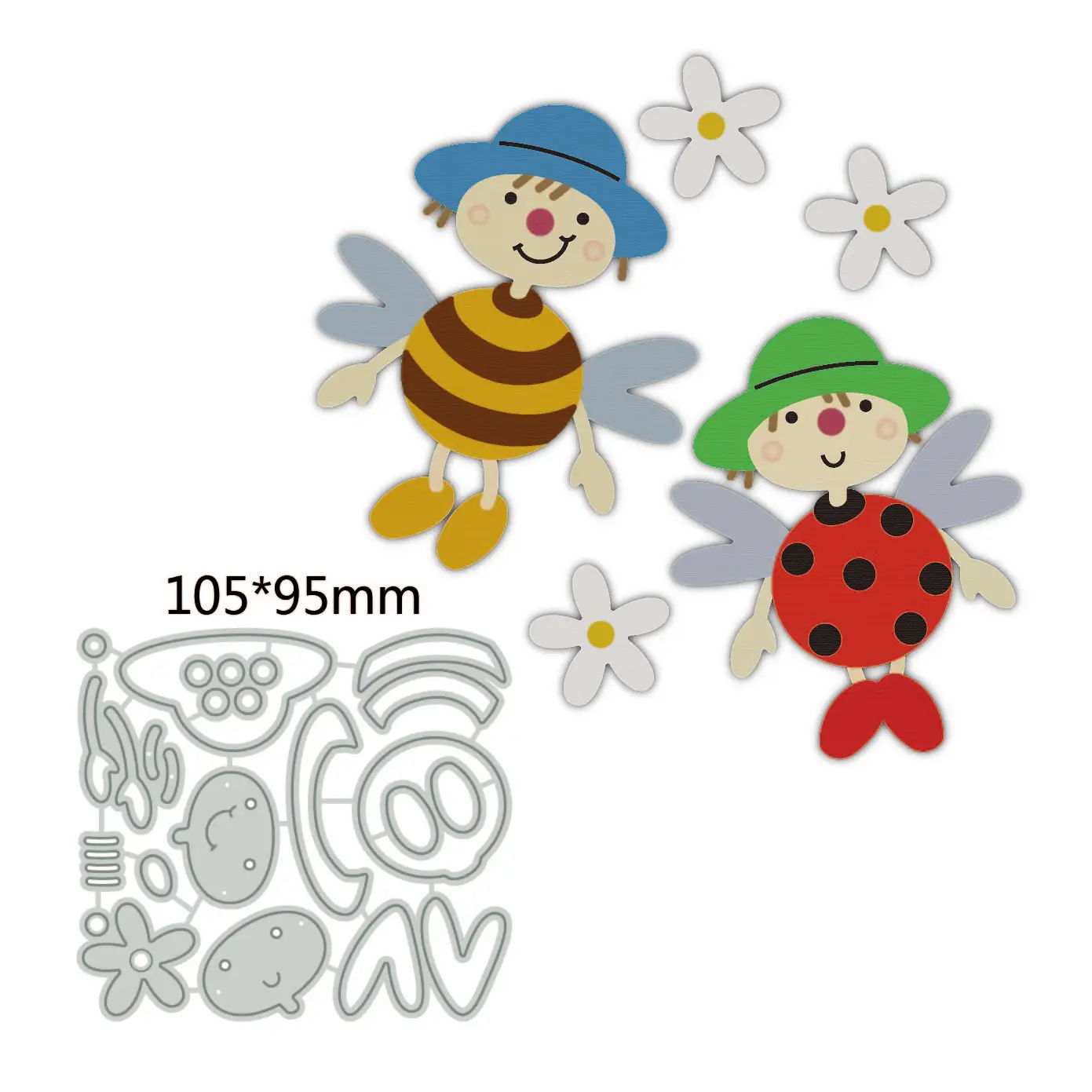 2024 New Metal Cutting Dies Spring animals airplanes Decoration Scrapbooking Emboss Clipbook Template Greeting Card handmad Dies