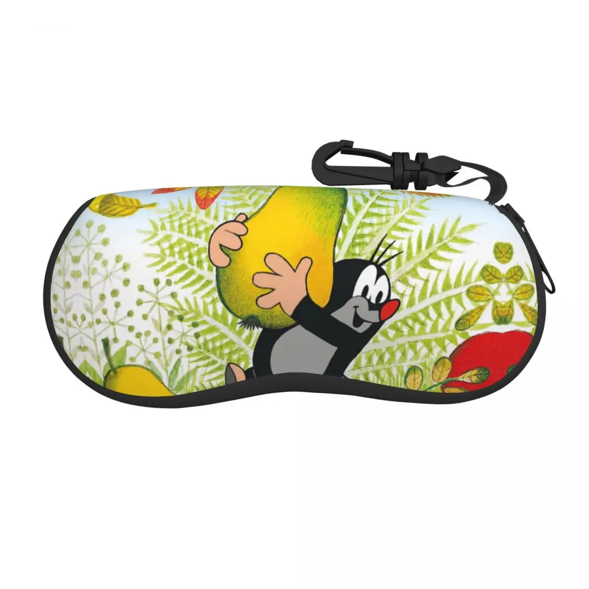 Custom Cute Cartoon Mole Shell Eyeglasses Protector Cases Cool Sunglass Case Krtek Little Maulwurf Glasses Pouch