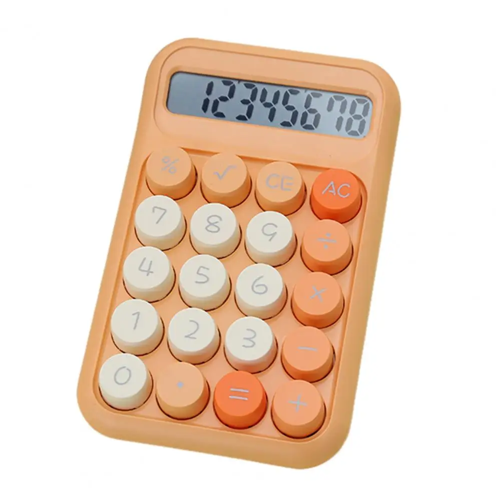 Scientific Calculator Colorful Colors Button Anti-Slip Pad LCD Display Mechanical Switch Student Calculator Office Supplies