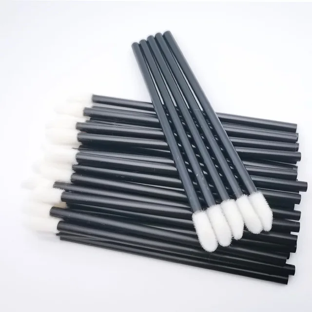 50 pz Usa E Getta Pennello Per Labbra Trucco Per Ciglia Microbrush Estensione Delle Ciglia Mascara Applicatore Rossetto Bacchette Set Strumenti di Trucco Cosmetico