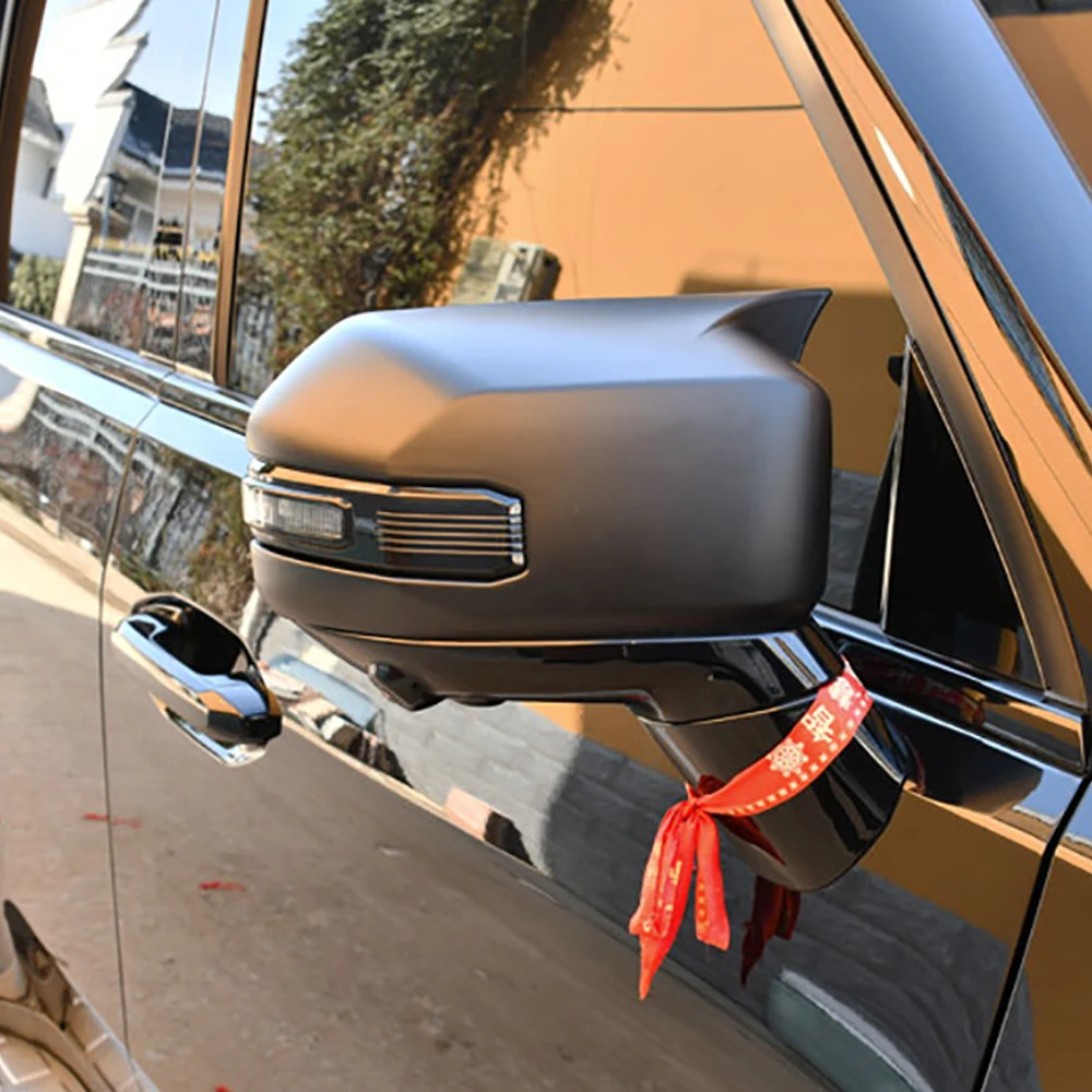 غطاء مرآة الرؤية الخلفية حماية القلنسوة الزاوية عكس مرآة غطاء إطاري شريط زخرفي لشيري جيتور المسافر 2023 2024