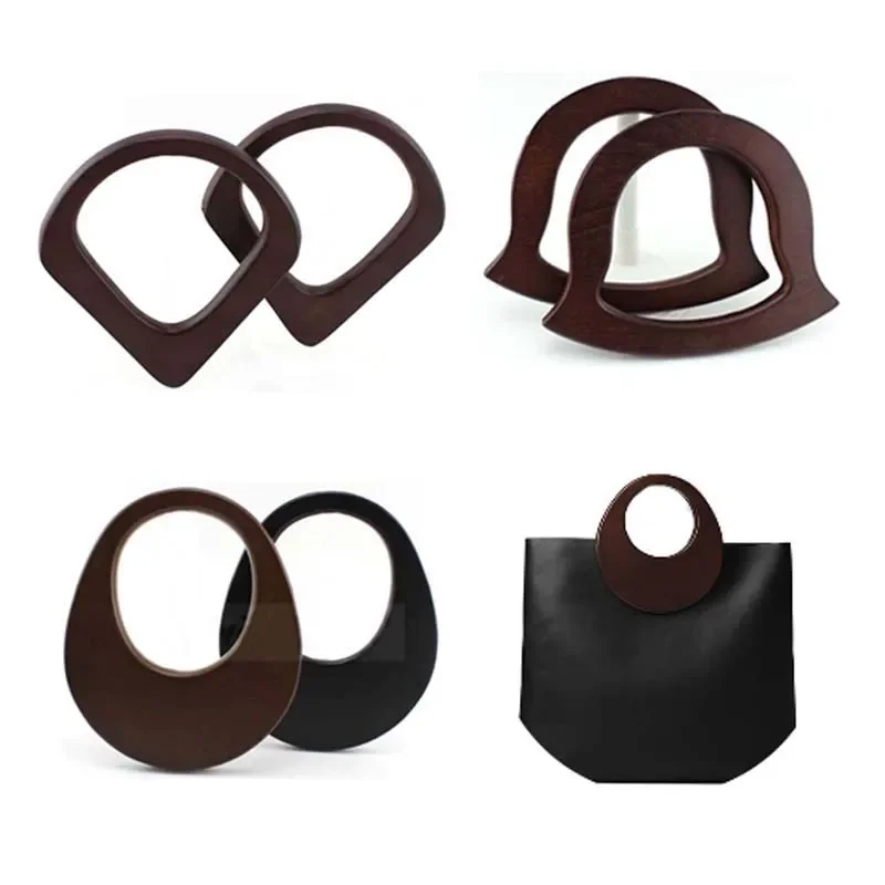 Wooden Bag Handles DIY Replacement Handbag Tote HandlesDecorative DIY Classic Bags Handbag Tote Replacement Making  Accessories