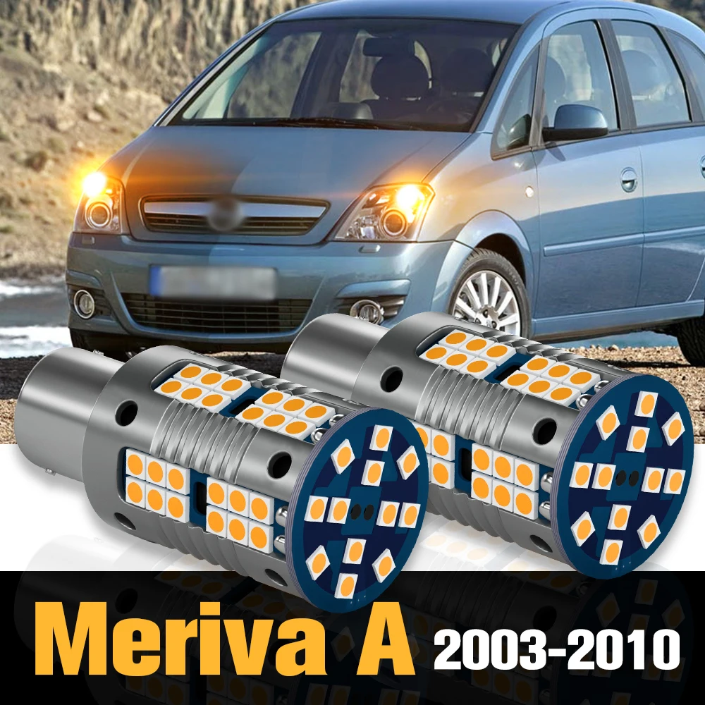 

2pcs Canbus LED Turn Signal Light Lamp Accessories For Opel Meriva A 2003-2010 2004 2005 2006 2007 2008 2009