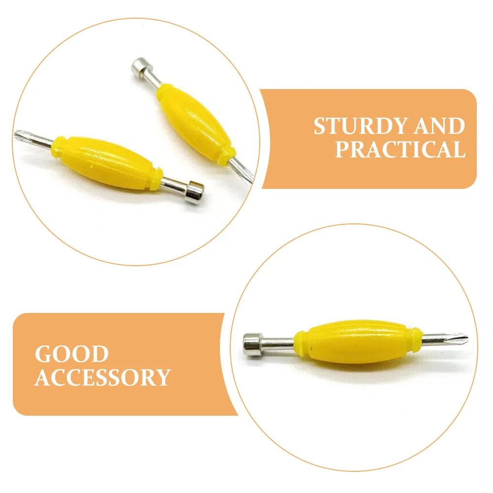 8 قطعة مفك براغي صغير للوحة الأصابع أداة معدنية مزدوجة النهاية لوازم إصلاح قوية استبدال محامل العجلات سهلة الصيانة