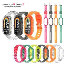 Transparent Silicone Replacement Strap for Xiaomi Mi band 9 / 8 Miband 9