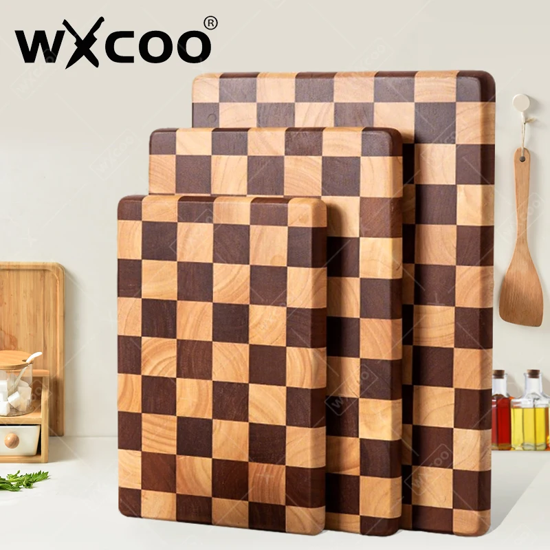 

WXCOO разделочная доска из цельного дерева, бытовой поднос, мозаичные разделочные доски, деревянная разделочная доска, разделочные блоки для мозаики, кухонный инструмент