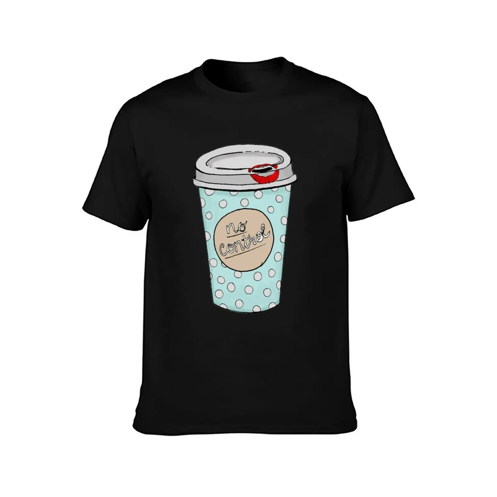 Stained Coffee Cup T-Shirt Soft Anti-Shrink Cotton Tee