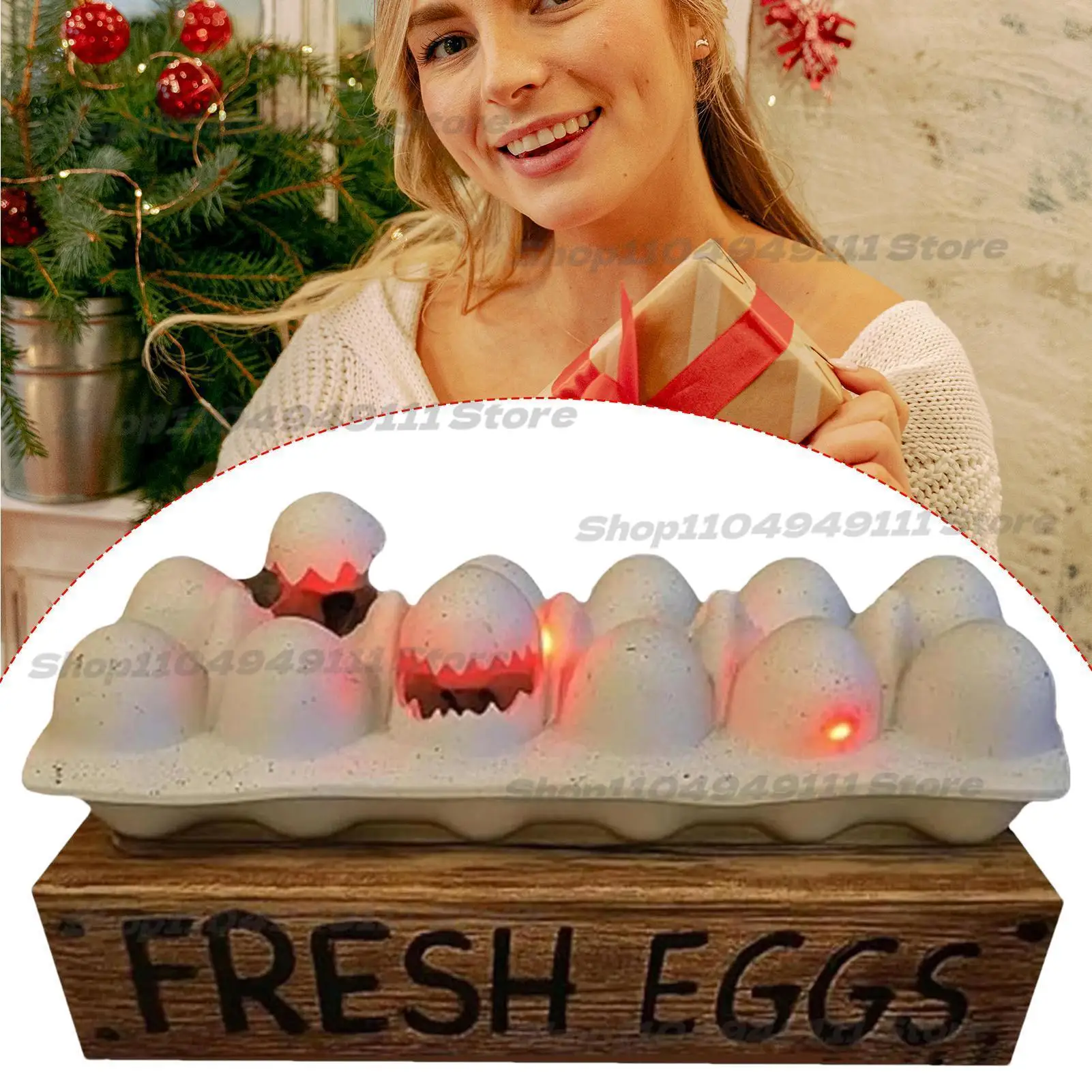 New Halloween Deviled Egg Decoration Halloween Zombie Chicks Animated Deviled Eggs Glowing