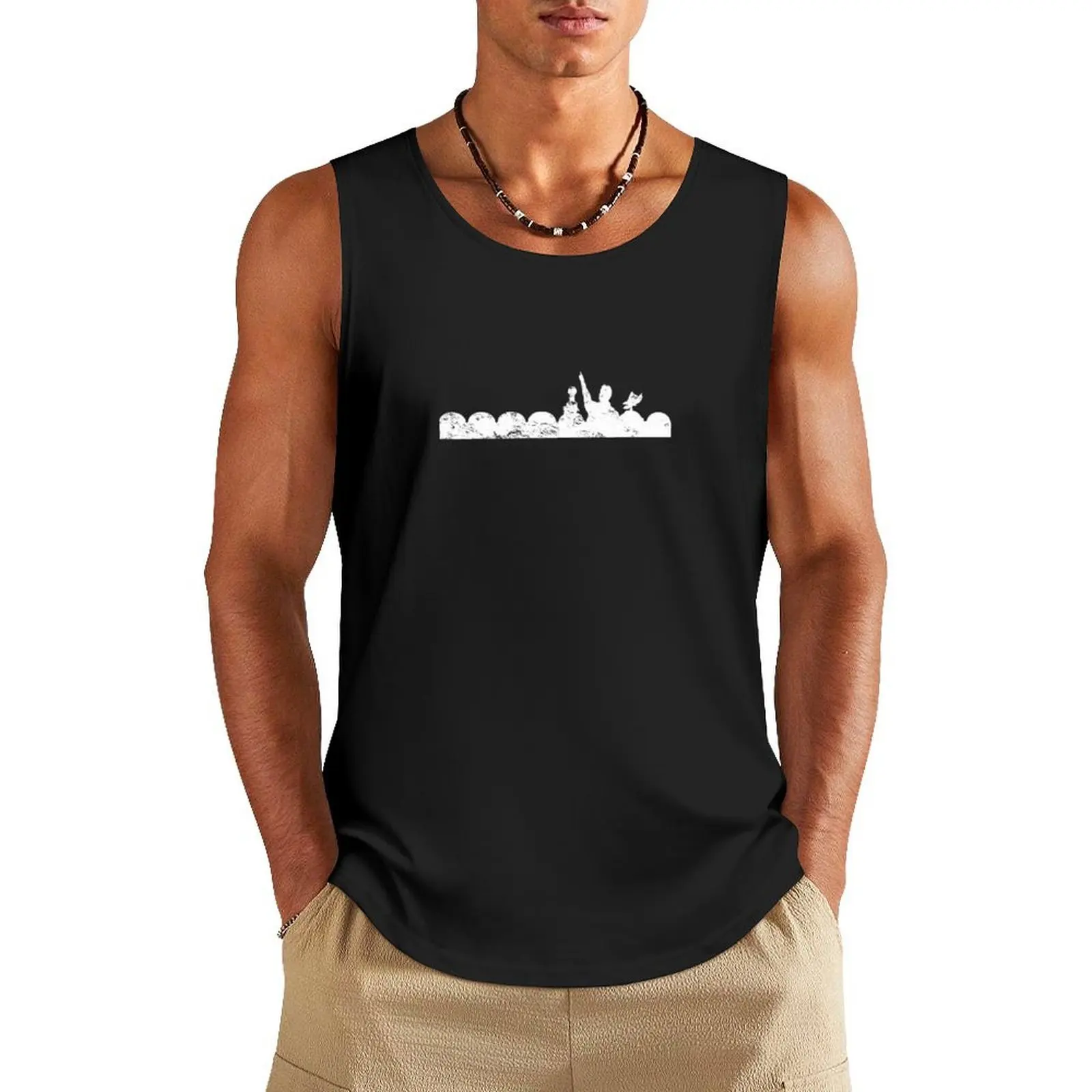

Vintage MST3K Dark 084 Tank Top quick-drying t-shirt vests for men sleeveless t-shirts for men male top