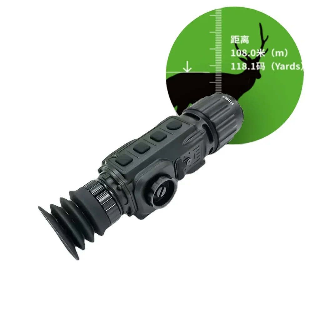 Expert Hunters Accessory TS6 640 OLED Night Vision Monocular Thermal Hunting Scope with Range Finder Includes Accessories