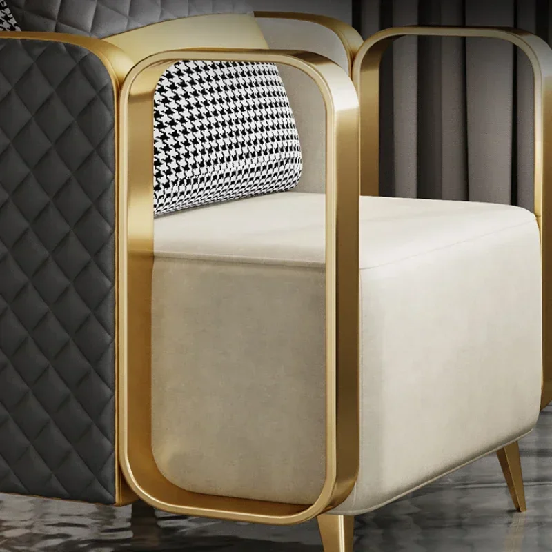 Living Room Single Sofa Dining Chair Victoria Relax Armchair Voven Upholstered Replacement Chairs Booster Nordic Floor Furniture