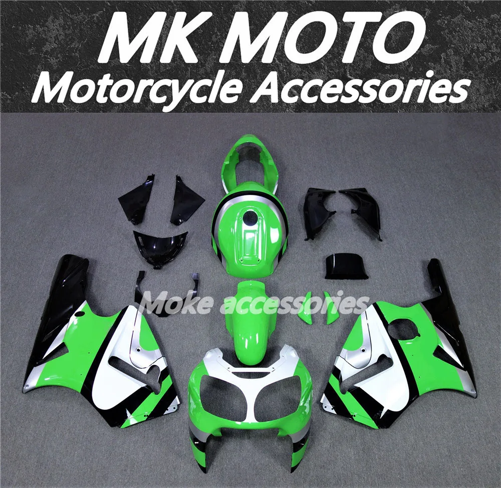 

Moke moto Motorcycle Fairings Kit Fit For Zx-12r 2000-2001 Bodywork Set Ninja Green Black White New