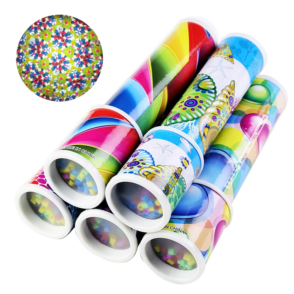 

2 Pcs Magnifying Reading Glasses 3D Mirror Lens Microkaleidoscope Marble Kaleidoscopes Party for Kids Toy