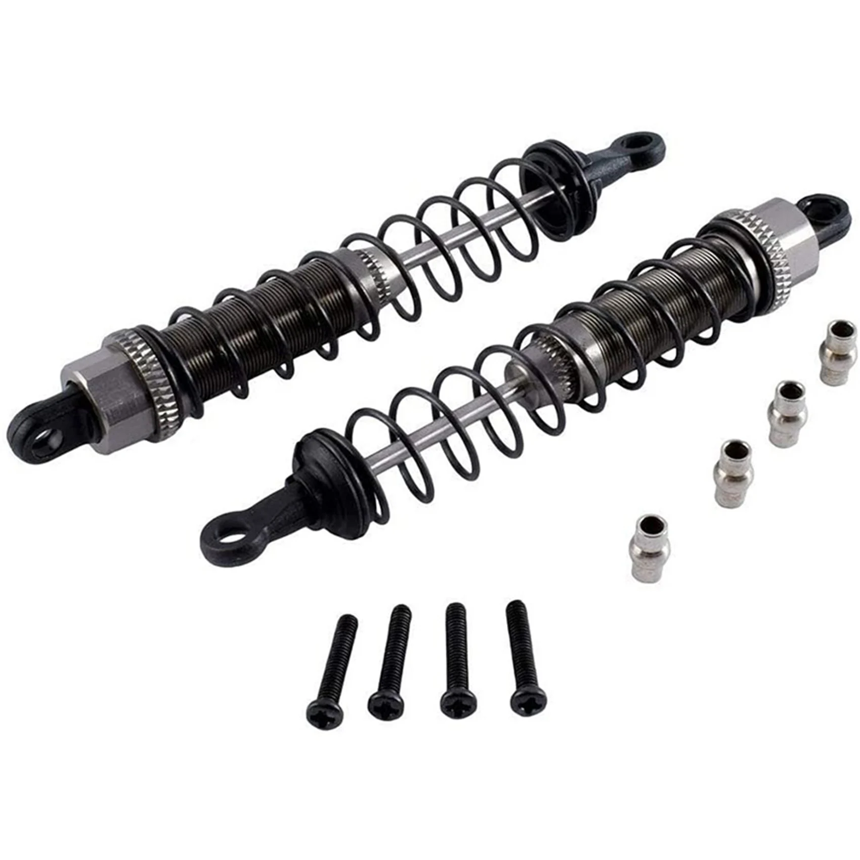 Juego de A63T-2 de piezas de coche RC: 1 Uds. Eje de transmisión central trasero eje de transmisión CVD y 1 Juego de amortiguador delantero + trasero lleno de aceite