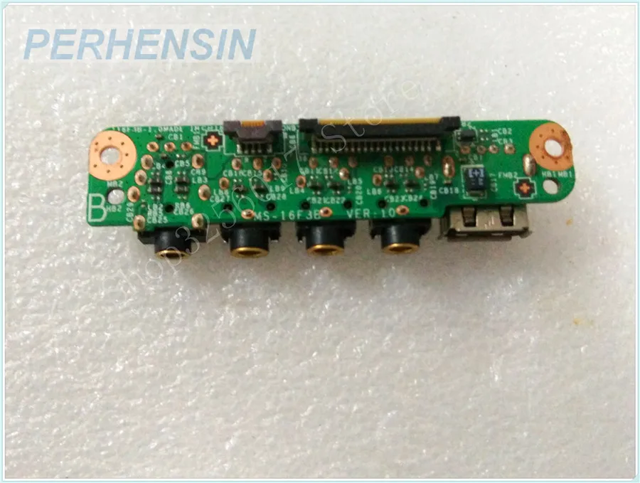 Original Laptop FOR MSI FOR GT60 MS-16F3 MS-16F31 USB Audio I/O Port Board MS-16F3B 100% Perfect Work