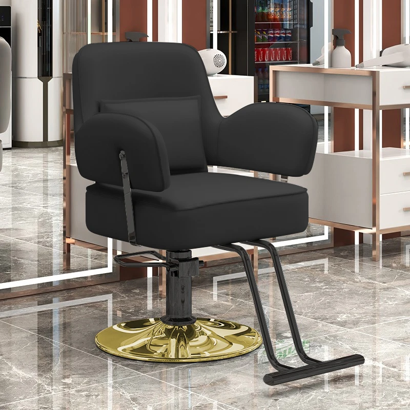 

Styling Chairs Hair Stylist Furniture Manicure Salon Coiffure Interior Chair Barber Rolling Silla Barberia Women's Small Spa