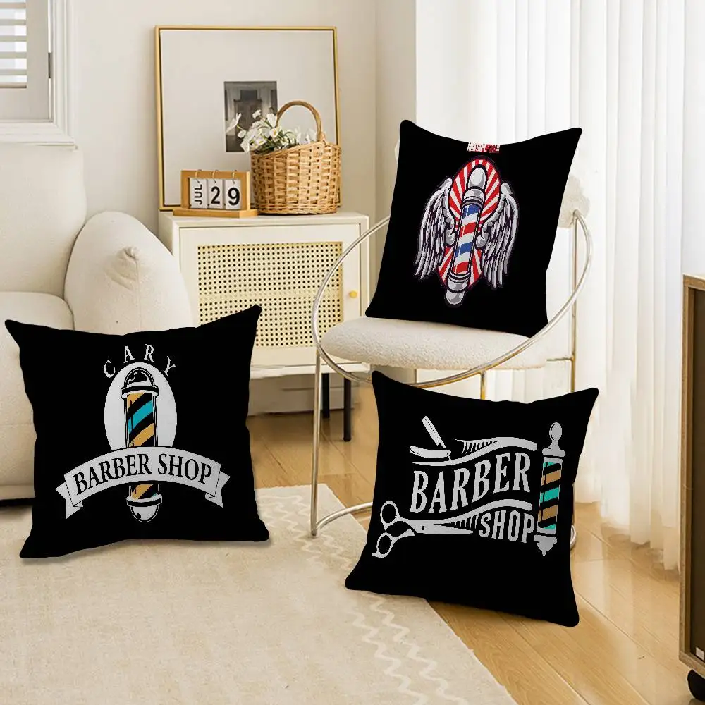 Barber Shop Stitch Lucky Dragon pillow cover sofa cushion cover home room decoration children gift