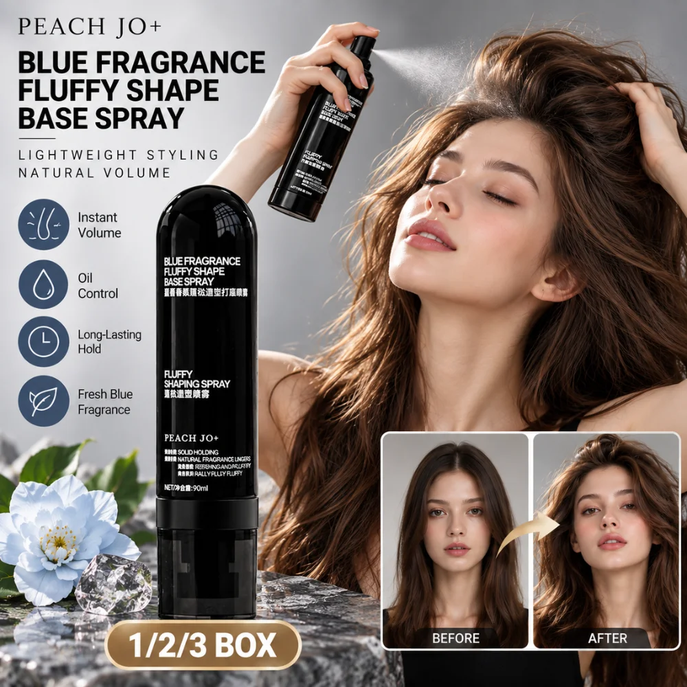 Puszysty spray do modelowania włosów 90 ml, z solą morską, kontrolujący wydzielanie sebum, dodający objętości, mocno utrzymujący, podnoszący włosy u nasady, dla naturalnej tekstury i matowego efektu.