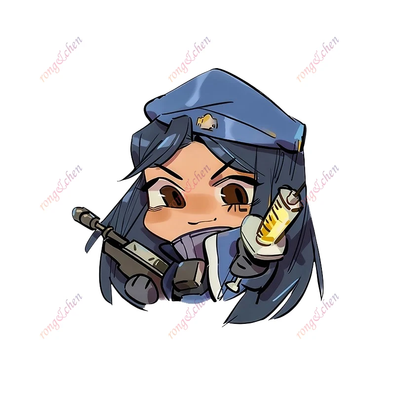 

Funny Car Sticker Anna Cartoon for Car Motorcycle Racing Helmet Laptop Trunk Body Car Window Surfboard Waterproof PVC Decals