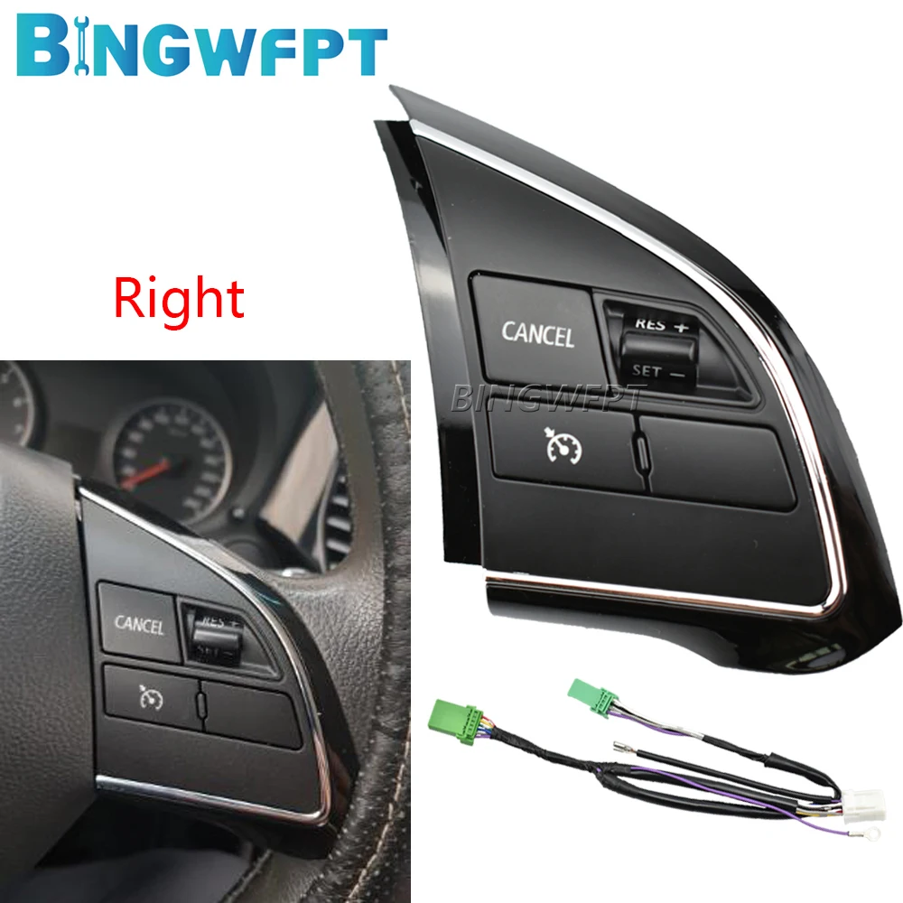 For Mitsubishi Eclipse Cross 2017-2019 For Mirage 2016 Steering Wheel Control Button Audio Volume Bluetooth Control Switch