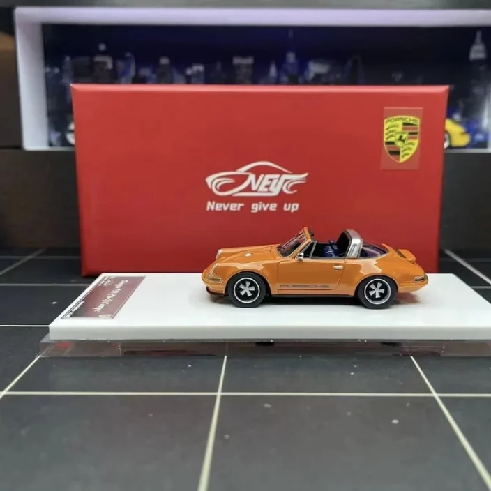 

Diecast NEY 1:64 Scale Porsche 911 Singer Resin Alloy Car Model Collectible Toy Gift Souvenir Display Ornament