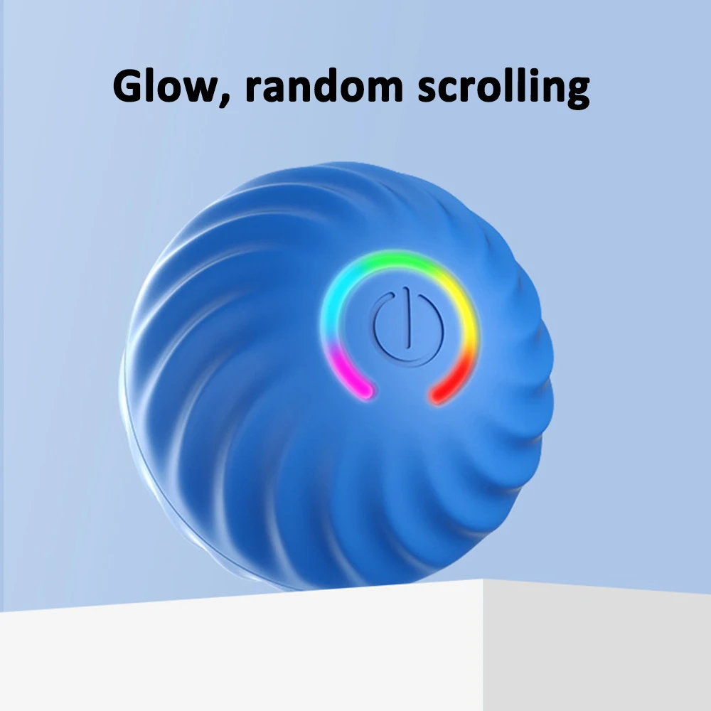 Smart Dog Toys Intelligent Gravity Jump Ball Rechargeable Bite-Resistant Rolling Ball Cat And Dog Chase Interactive Pet Toys