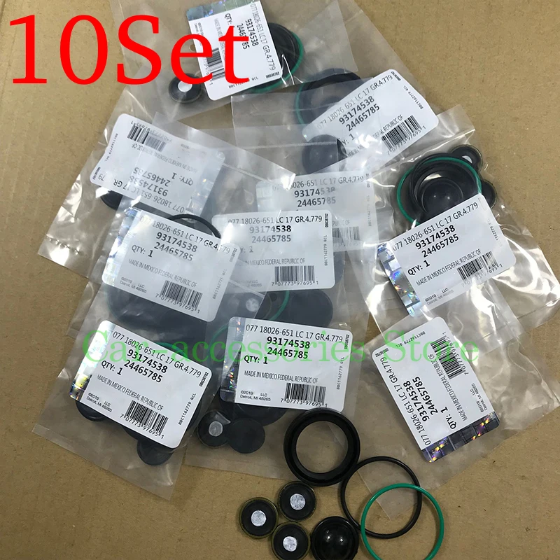 10Set Fuel Injection Pressure Pump Membrane Repair Kit For Citroen C5 Opel Vauxhall Astra Vectra Zafira 93174538 24465785