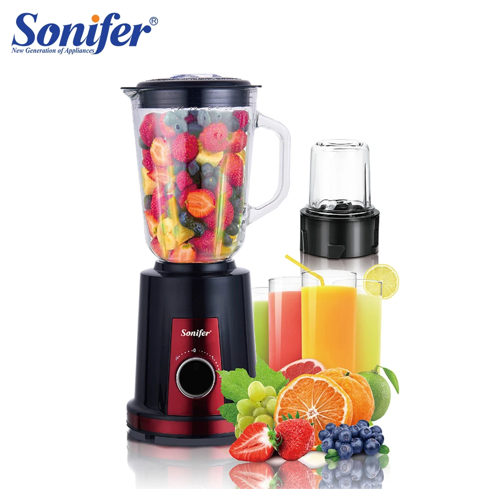 

2 in 1 Stand Blender&Meat Grinder&Juicer&Grinding 350W Stainless Steel Kitchen Mixer Fruit Food Processor Ice Smoothies Sonifer