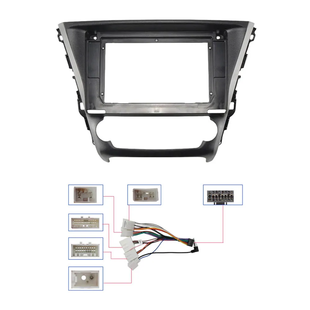 10 Inch For Toyota Avensis Touring Sports 2015-2018 2DIN Car Frame Fascia Adapter Android Radio Dash Fitting Panel Kit