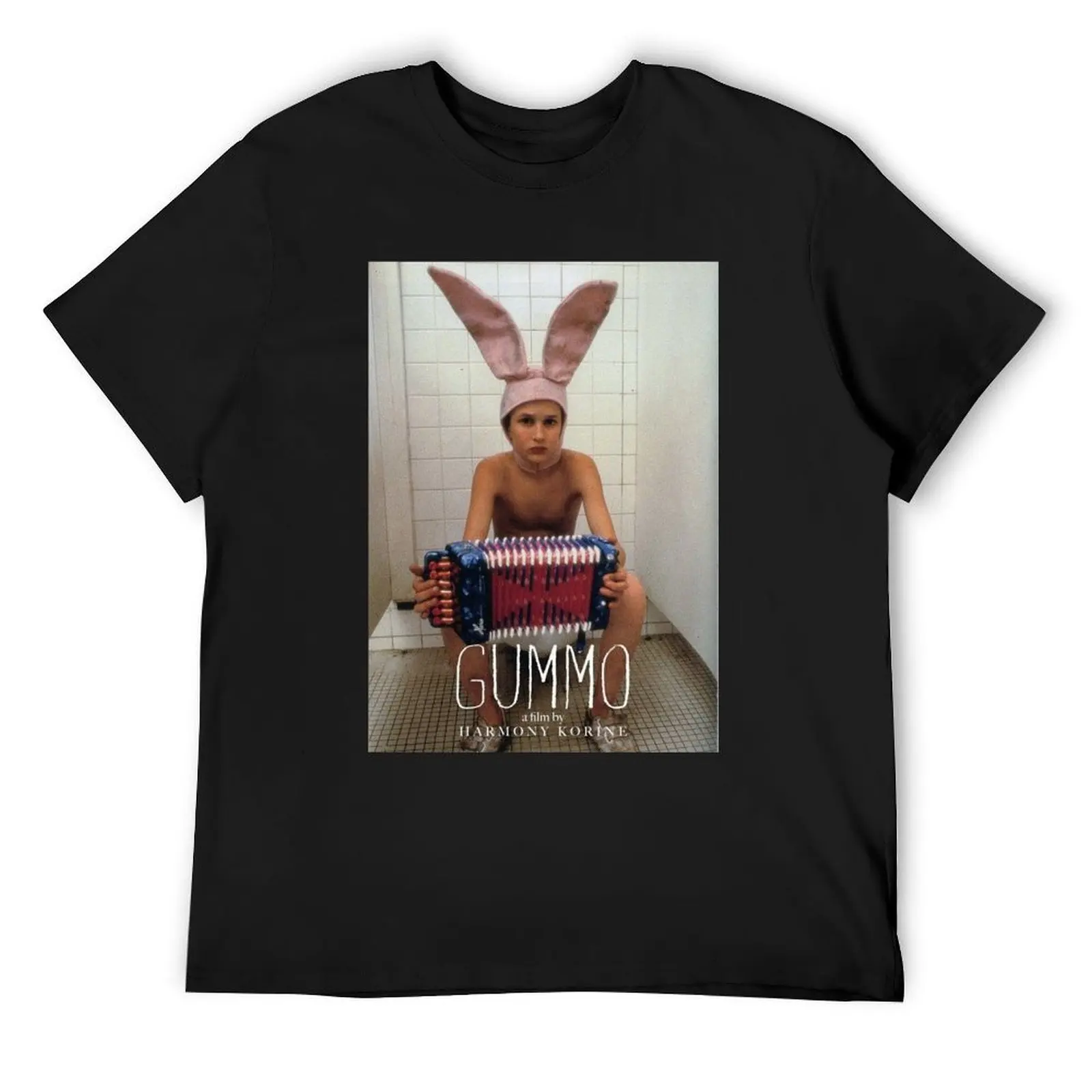 

Gummo Bunny Hat T-Shirt anime figures graphics summer 2025 shirts graphic tee men